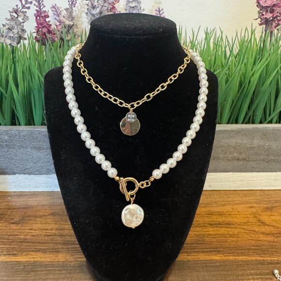 Jewelry - PEARL STATEMEANT BUNDLE  NECKLACE NY5